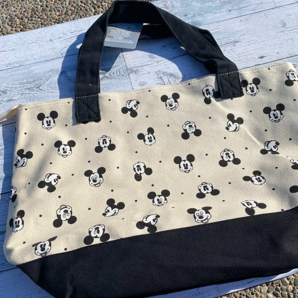 Mickey Mouse Cotton Canvas Tote Bag
